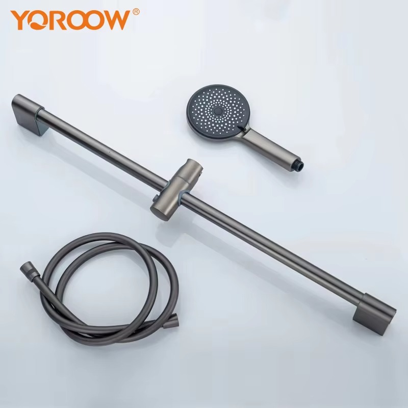 主_6 تصميم عصري 201 حامل رأس دش شلال من الفولاذ المقاوم للصدأ بتصميم عصري 201 حامل رأس دش شلال من الفولاذ المقاوم للصدأ، حامل رأس دش موفر للمياه ومربع رفع قضيب موفر للمياه لحنفيات دش الحمام