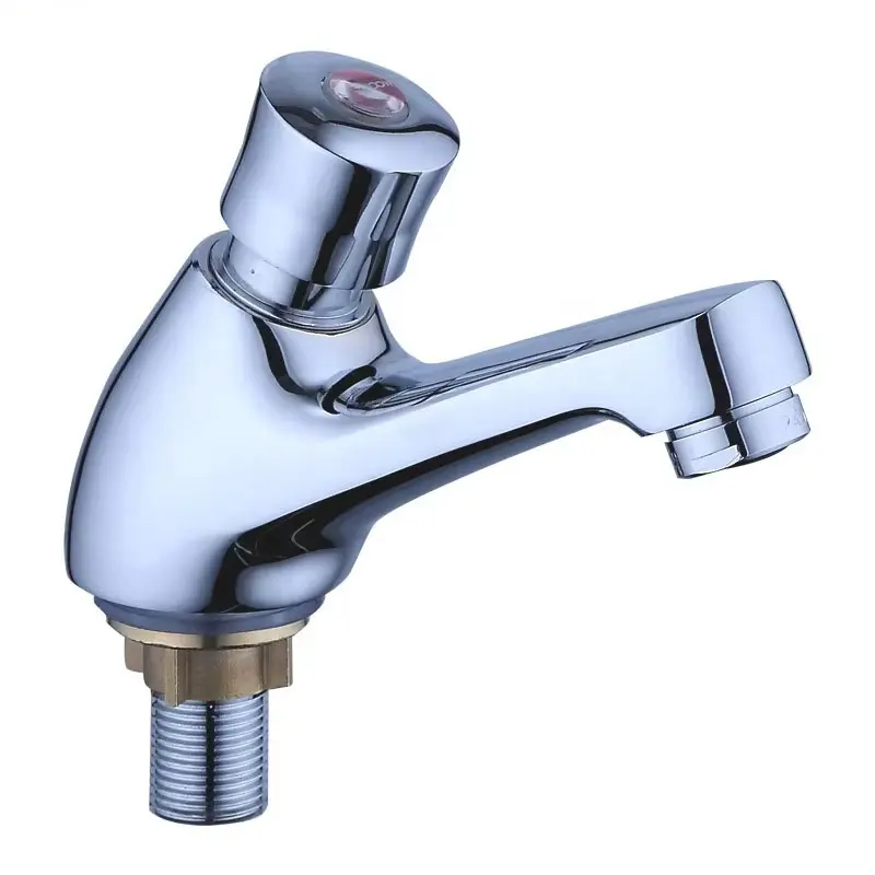 Robinet de salle de bain en laiton de bonne qualité avec une seule poignée, monté sur le pont, pour la salle de bain