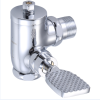 13 Factory Direct Sale Brass Body Handle Foot Operated Flush for Toilet Flush Valve (vente directe d'usine)