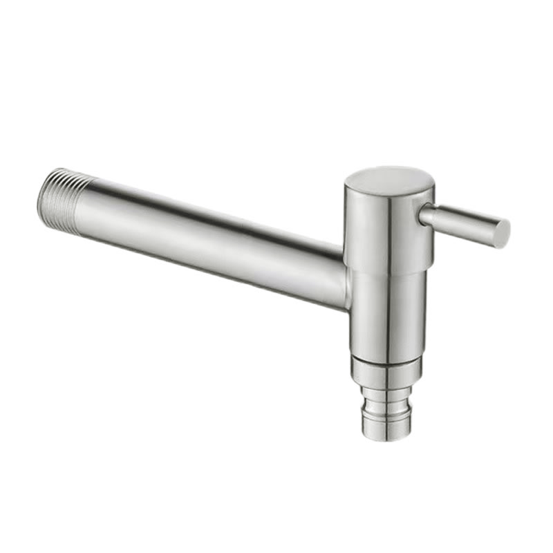 Robinet d'eau en acier inoxydable 304 de haute qualité Long robinet de jardin extérieur Extensions de machine à laver Accessoires de robinetterie de qualité