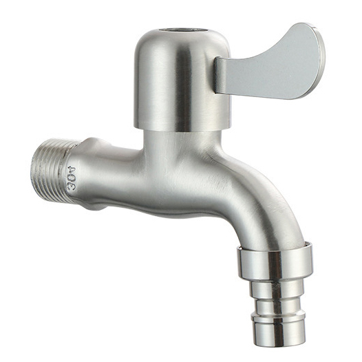 صنبور المطبخ التجاري الحديث من الفولاذ المقاوم للصدأ التجاري رأس رشاش واحد رأس رشاش جديد من النيكل 304 صنبور مطبخ من الفولاذ المقاوم للصدأ