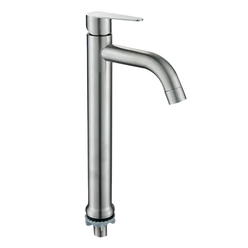 Antique Single-Handle Stainless Steel Faucet with Ceramic Core Thermostatic Modern Design Single Cold Basin Tap for Wash Basin