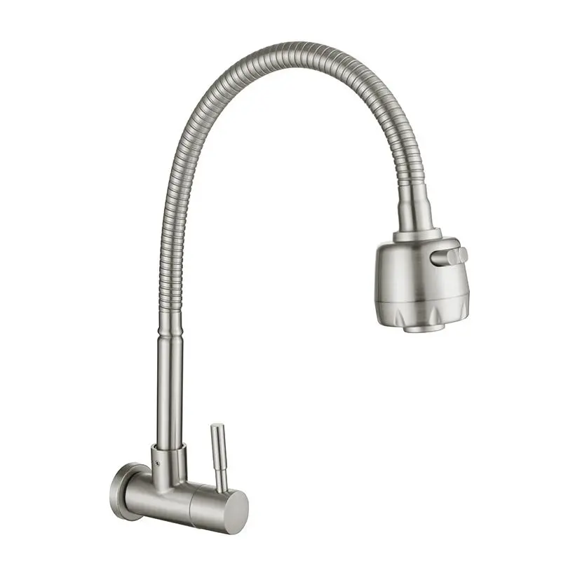 Robinet de cuisine économique en acier inoxydable avec extension flexible Bon prix pour évier de cuisine