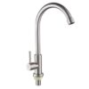 5656 Factory Direct Sale High Quality Single Cold Stainless Steel Kitchen Faucet SUS 304 Precision Cast Single Handle