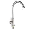 5656 Factory Direct Sale High Quality Single Cold Stainless Steel Kitchen Faucet SUS 304 Precision Cast Single Handle
