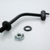 Fancy 304 Stainless Steel  Basin Taps Metered Faucets for School Hotel Use Black Wash Basin Tap with Brass Valve Core