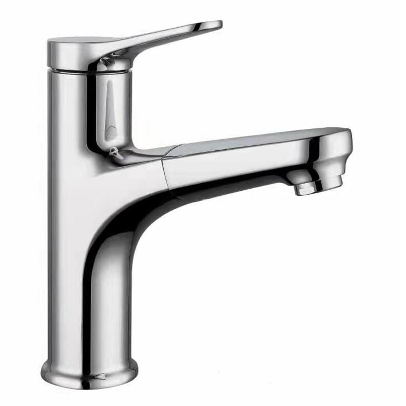 منفذ المصنع صنبور حوض حوض الكروم المعاصر صنبور مياه ساخن وبارد صنبور مياه ساخن وبارد لتصميم صنبور الحمام