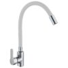 8 - 白 Hot Sale 304 Stainless Steel Kitchen Faucet 360 Degree Rotating Flexible Tap Mixer 360 Degree Rotating Stainless Kitchen Faucet
