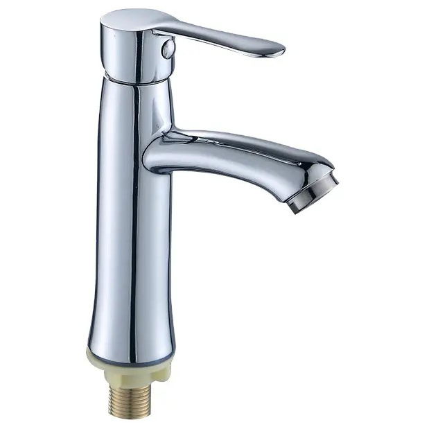 Rubinetto del lavabo moderno a cascata singola fredda Materiale ZINCO con stile di design tradizionale per l'uso di villa appartamento scuola ospedale