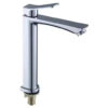 Chrome Zinc Alloy Single Cold Basin Faucet with Handle Traditional Luxury Style Thermostatic Faucet for Washbasin Hospital Use