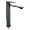 Modern Single-Hole Antique Black Zinc Vanity Faucet Single-Handle Metered Basin Faucet for Hospital & Kitchen Use