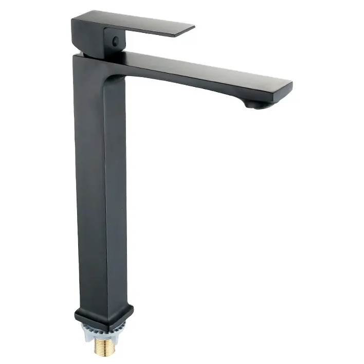 Rubinetto moderno a un foro in zinco nero antico Rubinetto per lavabo a una maniglia per uso ospedaliero e cucina