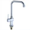 Highly Cost-Effective Single-Hole Kitchen Sink Faucet Contemporary Zinc Deck Mounted Gourmet Kitchen Tap Single Cold Water Taps