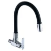 9579A-030S -C11(BK) Factory Direct Sale Single-Handle Black Matte Kitchen Faucet Single Cold Water Wall Faucet for Kitchen Sink Zinc Body Kitchen