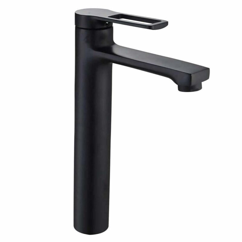 Classic Brass Single-Handle Basin Faucet Zinc Brass Waterfall Tap Tall Body Hot Cold Water Bathroom Sink Faucet Toilet Faucet