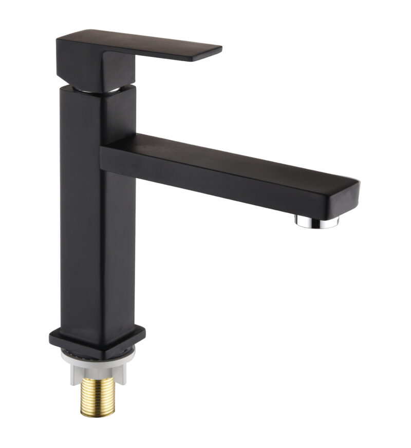 حنفية حوض حمام فاخرة باللون الذهبي الباروكي حنفية حوض حمام فاخرة ذهبية اللون حنفية حوض حمام ذات جسم واحد من الزنك البارد مربعة الشكل من الزنك مثبتة على سطح الحوض بمقبض واحد