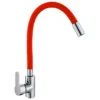 NATAL-03RED Hot Sale 304 Stainless Steel Kitchen Faucet 360 Degree Rotating Flexible Tap Mixer 360 Degree Rotating Stainless Kitchen Faucet