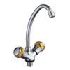b3cdfee8bc6f860e54ba6a5e69d2171 Robinet de cuisine moderne pour hôtel eau chaude eau froide robinet à deux poignées en zinc chromé robinet d'évier de cuisine bon prix