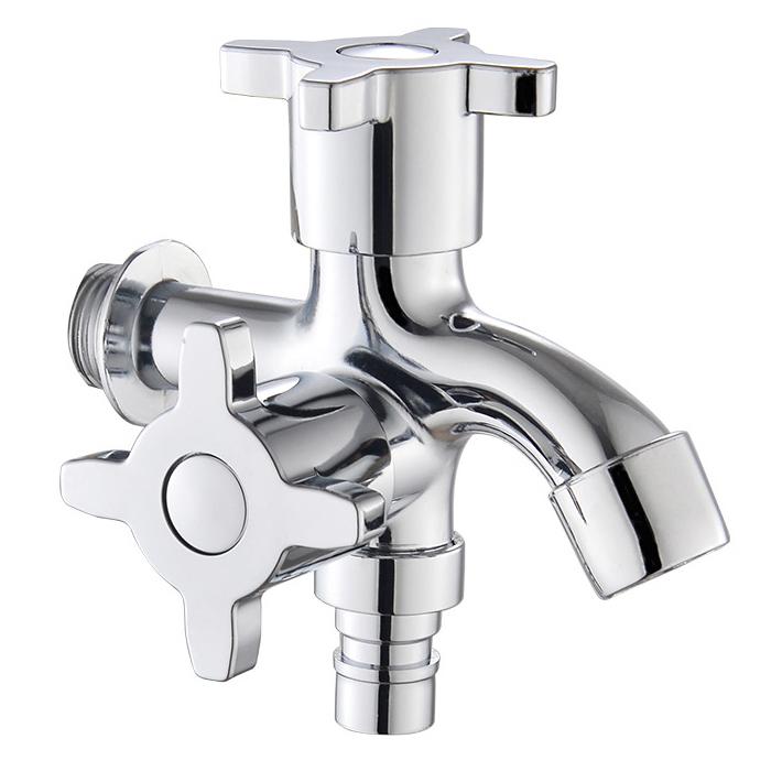 Завод прямых продаж экономики 2-сторонний кран для стиральной машины новый сплав цинка двойной выход кран с расширенной кран для швабры бассейн