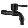 image2 Best Selling Black Stainless Steel 304 Body Classic Water Tap Cartridge Faucet Accessory Iron Spindle for Balcony Hose Bib