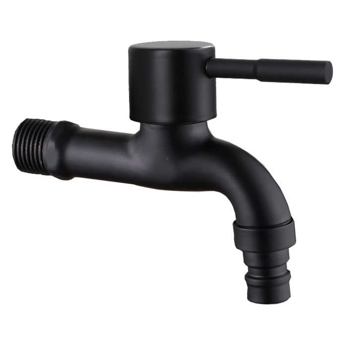 الأكثر مبيعًا من الفولاذ المقاوم للصدأ الأسود 304 الجسم الأسود خرطوشة حنفية مياه كلاسيكية من الفولاذ المقاوم للصدأ 304 خرطوشة صنبور مياه كلاسيكية ملحقات صنبور الحديد المغزل لمريلة خرطوم الشرفة