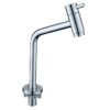 Fancy 304 Stainless Steel  Basin Taps Metered Faucets for School Hotel Use Black Wash Basin Tap with Brass Valve Core