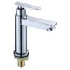Factory Outlet Chrome Zinc Alloy Single Cold Basin Faucet Table Top Wash Basin Tap with Handle Faucet - 9135A-585A