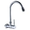 Modern Design  Swan Peak Single Lever Faucet Kitchen Tap Single Cold Water Tap Single Handle Wall Mounted Zinc Body OEM Kitchen
