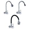 Modern Design  Swan Peak Single Lever Faucet Kitchen Tap Single Cold Water Tap Single Handle Wall Mounted Zinc Body OEM Kitchen