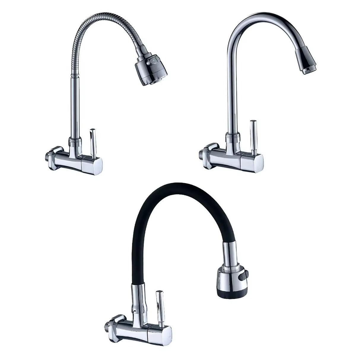 主图_06ee_zX4_2 Современный дизайн Swan Peak Однорычажный кран для кухни Однорычажный кран для холодной воды Одноручный настенный цинковый корпус OEM Кухня