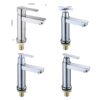 主图_XbGOX4n__3 Factory Outlet Chrome Zinc Alloy Single Cold Basin Faucet Table Top Wash Basin Tap with Handle Faucet