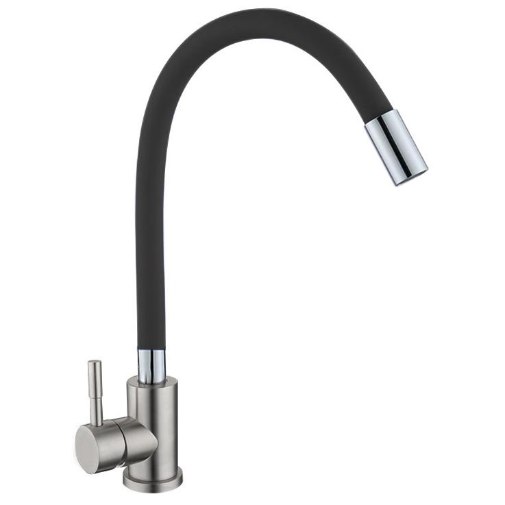 Горячие продажи 304 нержавеющей стали кухонный кран 360 градусов вращающийся гибкий кран смеситель 360 градусов вращающийся нержавеющий кухонный кран<span> - </span>7503B1-070P-C36(RD)