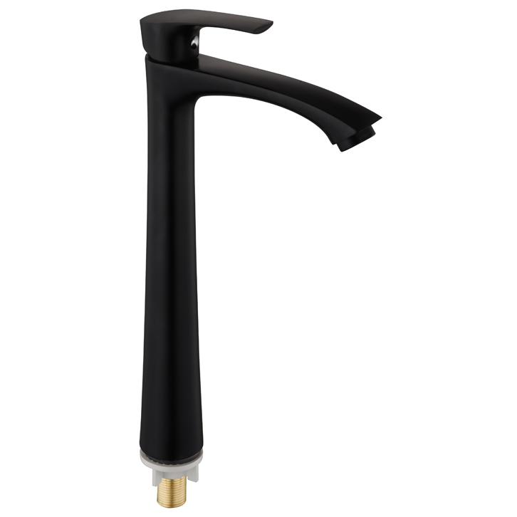 Высокое качество 1 отверстие одной рукояткой настил традиционный умывальник смеситель кран цинк высокий бассейн кран для ванной комнаты