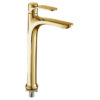 微信图片_20240709134802 Modern Gold Single-Hole Bathroom Faucet 304 Stainless Steel Single Handle Tall Basin Design with Waterfall Feature for Mall Use