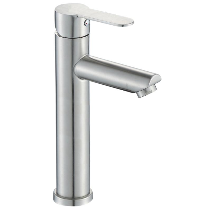 الأكثر مبيعًا 201 صنبور حوض من الفولاذ المقاوم للصدأ بمقبض واحد من الفولاذ المقاوم للصدأ 201 صنبور حوض غسيل عتيق صنبور خلاط حوض غسيل بالماء البارد الساخن حوض غسيل على سطح السفينة<span> - </span>7075B-071P