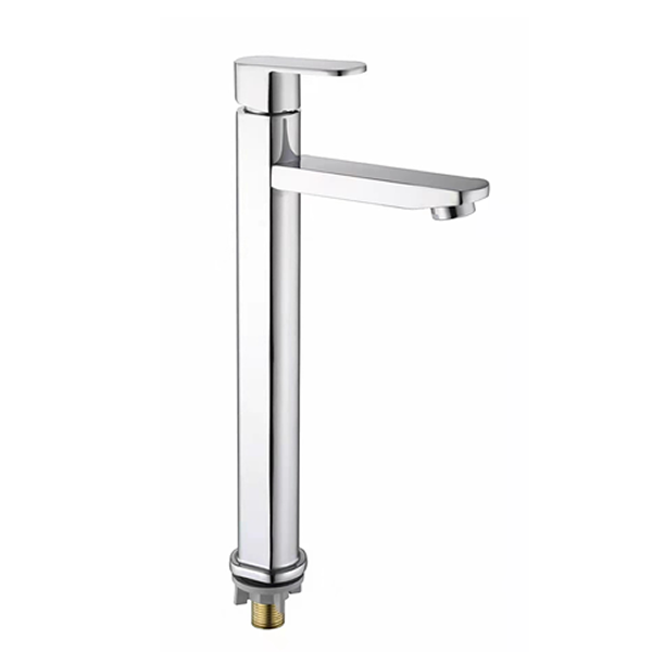 Хорошая цена одна ручка античный бассейн кран хром цинковый сплав один холодный мыть раковину кран с одним отверстием современные ванная комната аксессуар