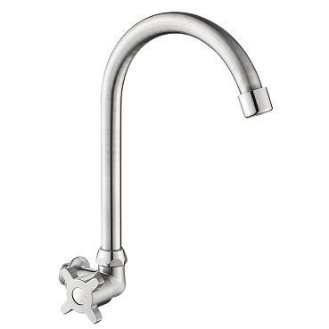 Rubinetto a 2 vie di economia di vendite dirette in fabbrica per la lavatrice Nuovo rubinetto a doppia uscita in lega di zinco con rubinetto esteso per piscina Mop