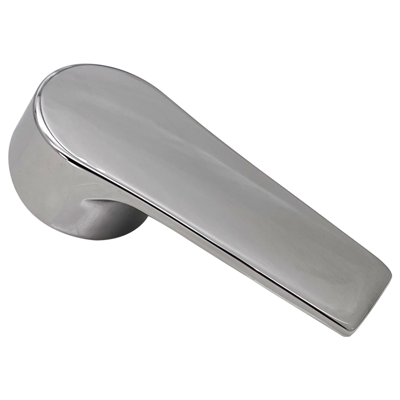 Elegant Modern Flat Zinc Faucet Handle Fittings for Basin Faucet Mixer in Bathroom