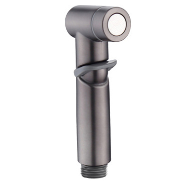 Высокое качество ручной биде распылитель держатель пистолет серый ABS пластик удобно для очистки туалета в квартирах и ванных комнатах