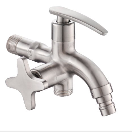 Современный дизайн 304 нержавеющая сталь многофункциональный бассейн кран двойной контроль 2-Way кран для холодной воды питьевой сад металл кран