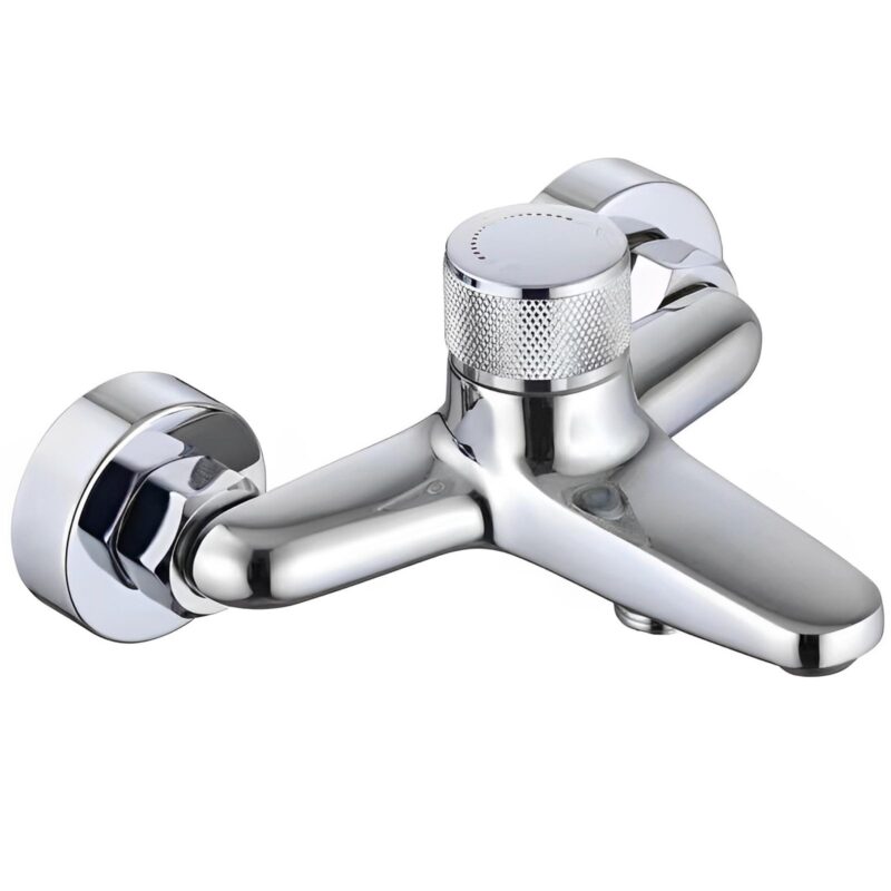 Modern Single-Handle Copper Shower  Wall Mounted Faucet Elegant Design Bath Shower Basin Sink Mixer Tap Trending Alloy Ceramic Valve Shower