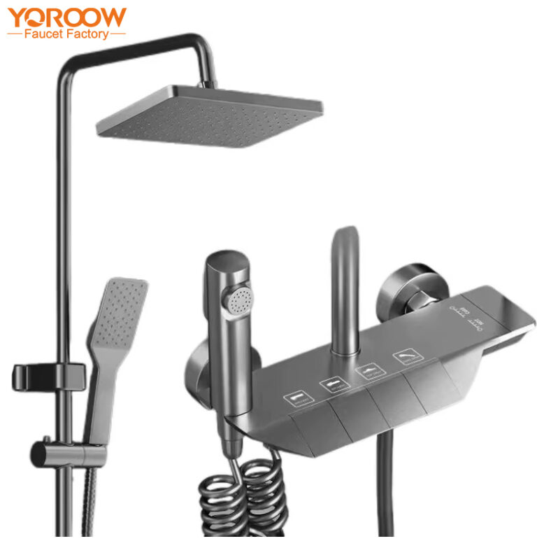 Douchegarnituur van messing: Uitmuntende productie en innovatie