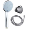 3 WholesaleHandheld Adjustable Full Plastic ABS Showerset Hotels Bathroom Faucet Accessory Three-Piece Showerhead System