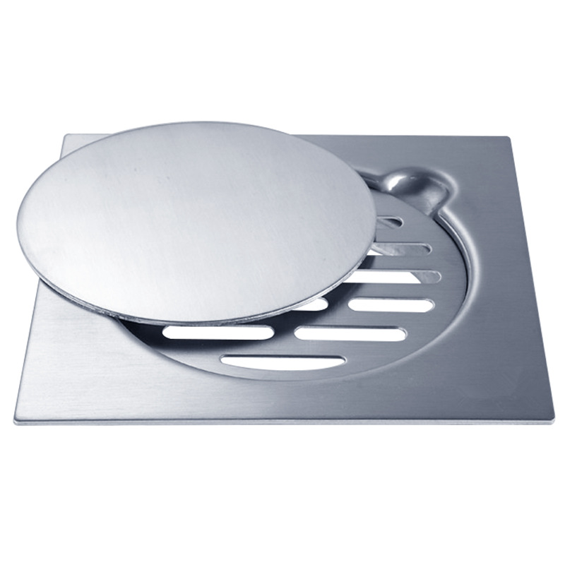 Хорошая Цена Нержавеющая Сталь Квадратный Душ Аксессуар Слив 201 Яркий Стальной Напольный Слив для Гостиниц Яма Приспособление Аксессуар