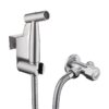 WPS图片(1) Hot Price Wall Mounted 304 Stainless Steel Bidet Set High Pressure Handheld Bidet Sprayer for Toilet Women's Cleaning Bathroom