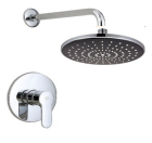 Современный хром полированный термостатический ванна душ смесители скрытый дождь спрей латунь крышка термостатический душ смесители краны душевой комплект