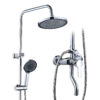 巴拉圭-圆样品-大 Robinetterie de Salle de Bain Mono-Manche en Laiton de Haute Qualité Rainfall Chrome Polished Shower Robinetterie de Salle de Bain Douche