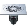 电镀地漏 Factory Direct Brass Kitchen Bathroom Drain Square Trench Slots Electroplated Anti-Odor Floor Drain Magnetic Levitation Hotels