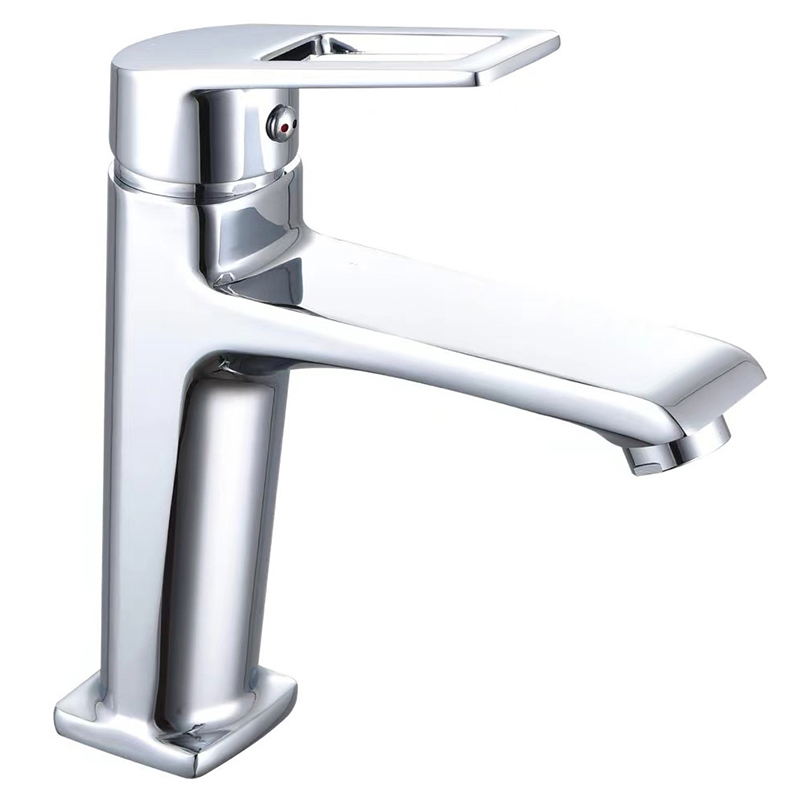 Luxury Chrome Basin Faucet Hot Cold Water Mixer with Durable Zinc Alloy Handle for Hotels & Apartments Thermostatic Feature