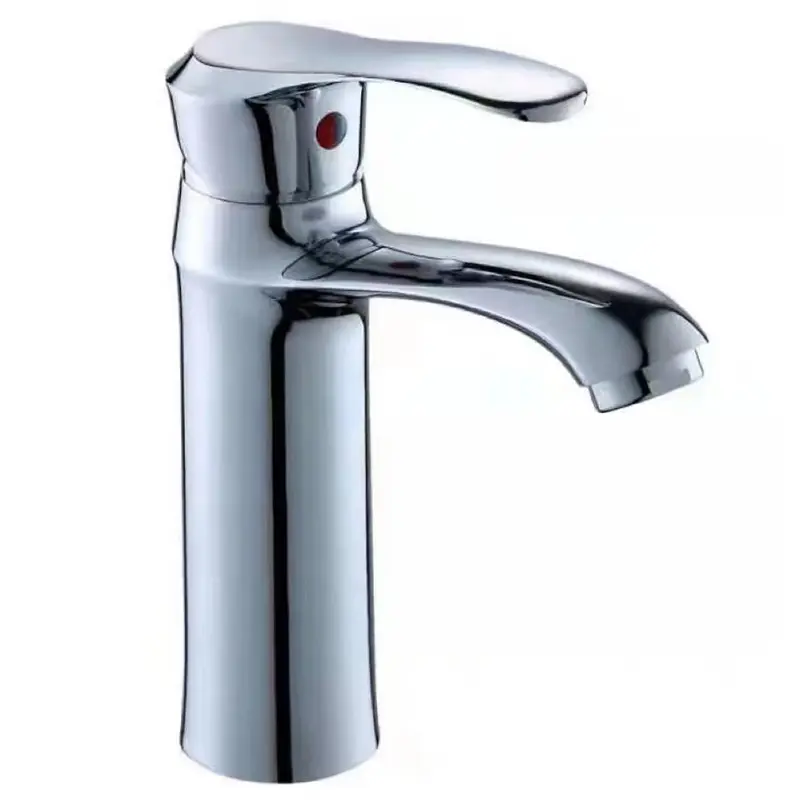 Robinet de lavabo en alliage de chrome et de zinc pour usage commercial et résidentiel pour les centres commerciaux